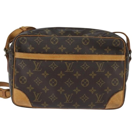 Authentic LOUIS VUITTON Monogram Trocadero 30 Shoulder Bag M51272 LV - Picture 5 of 16